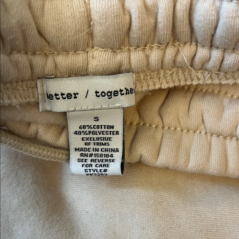 Cream Sweatpants - Picture 2 of 2